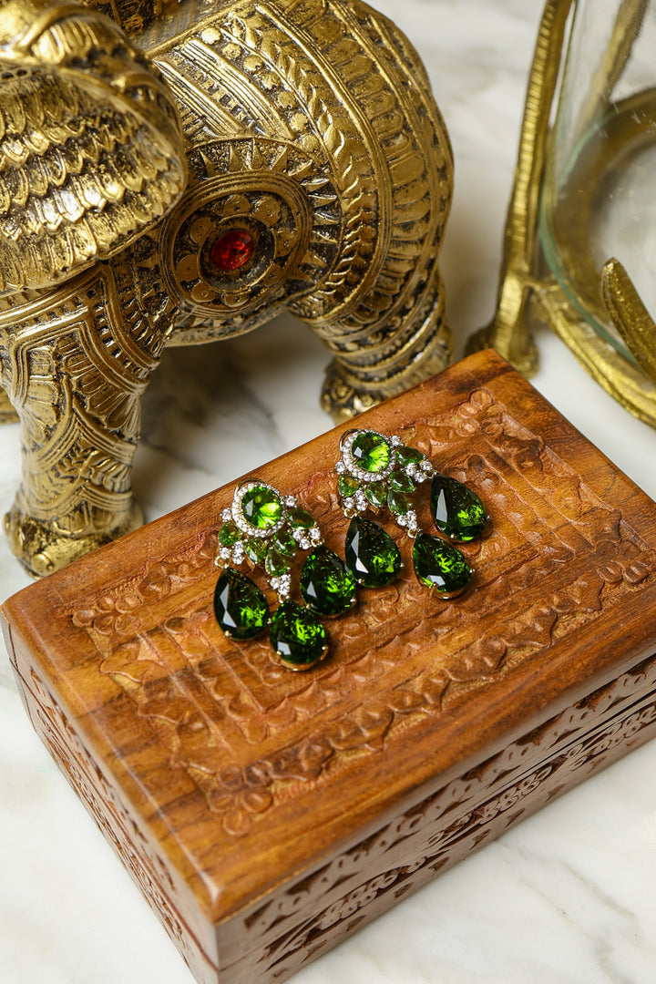 Meher Earrings – Light Green