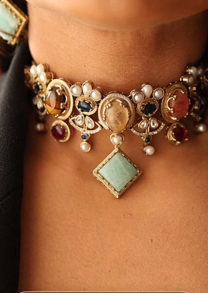 Zivara Choker | Heritage Bridal & Festive Statement Necklace
