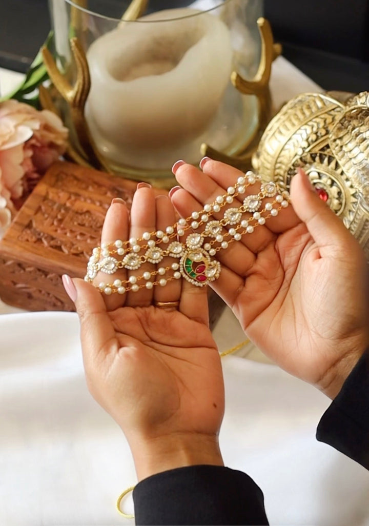 Zariya Pearl Necklace | Heritage Bridal & Festive Pearl Haar
