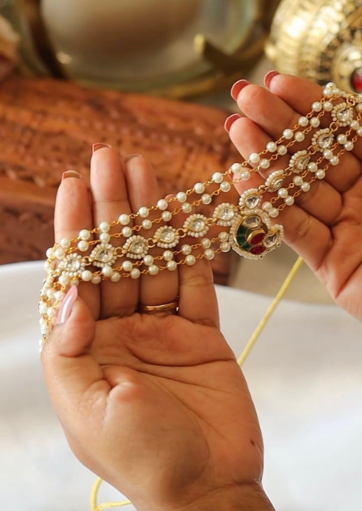 Zariya Pearl Necklace | Heritage Bridal & Festive Pearl Haar
