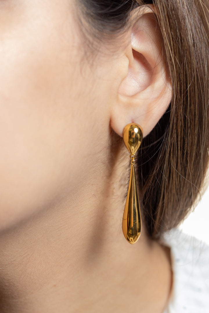 Golden Dew Drops Earrings