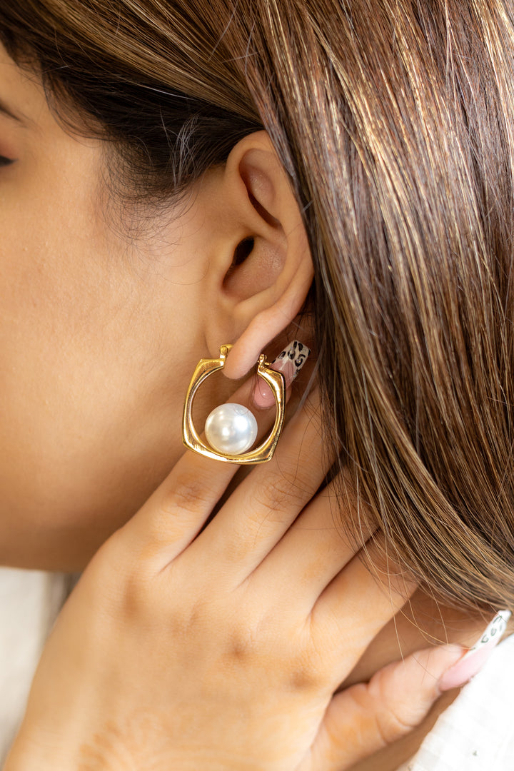 Golden Eclipse Earrings