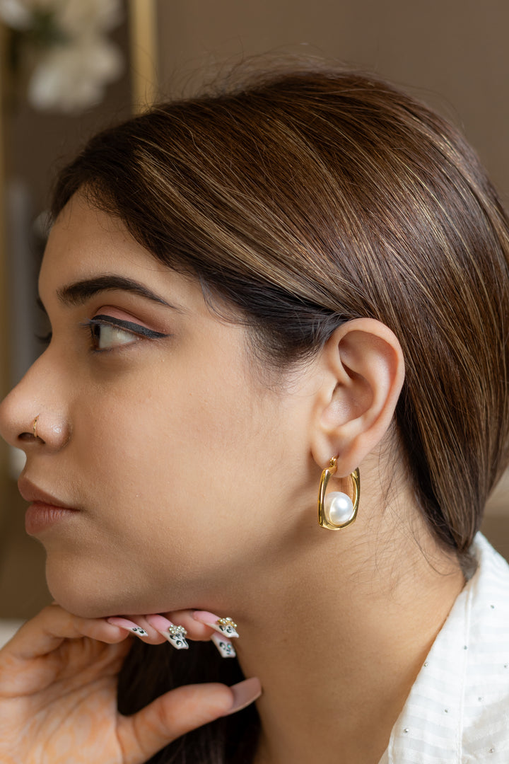 Golden Eclipse Earrings