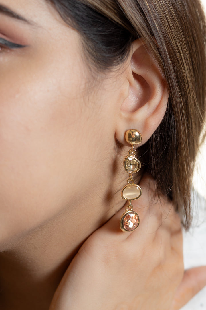 Honey Glint Drops Earrings