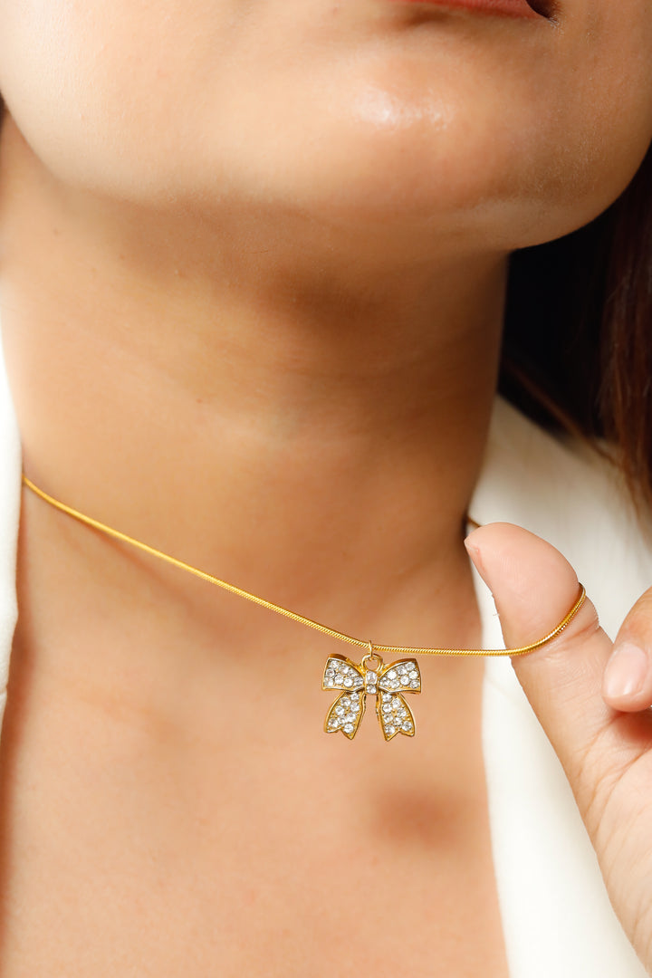Twinkle Tie Necklace