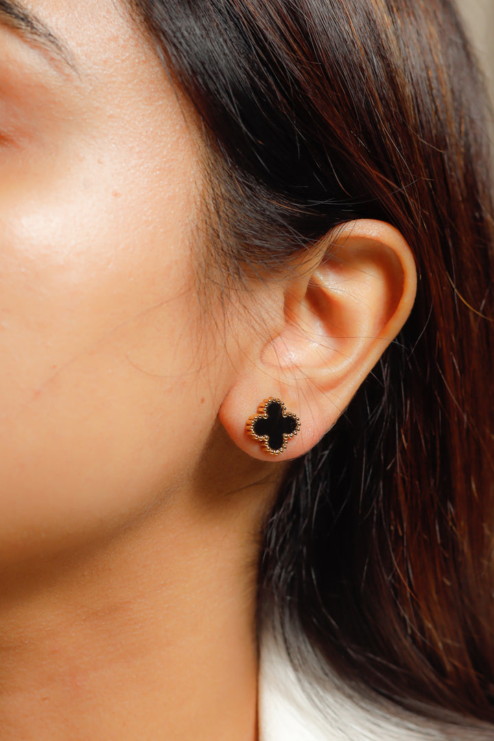 Raven Clover Earrings