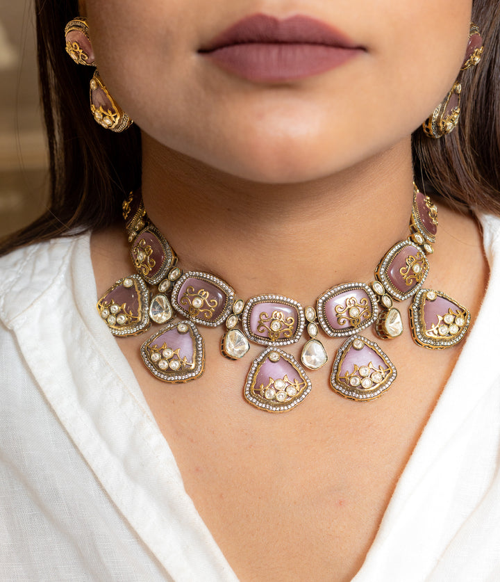Amber Necklace Yellow