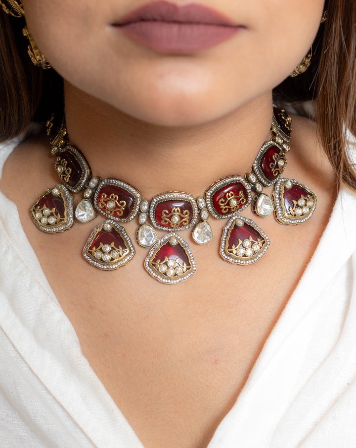 Amber Necklace Yellow