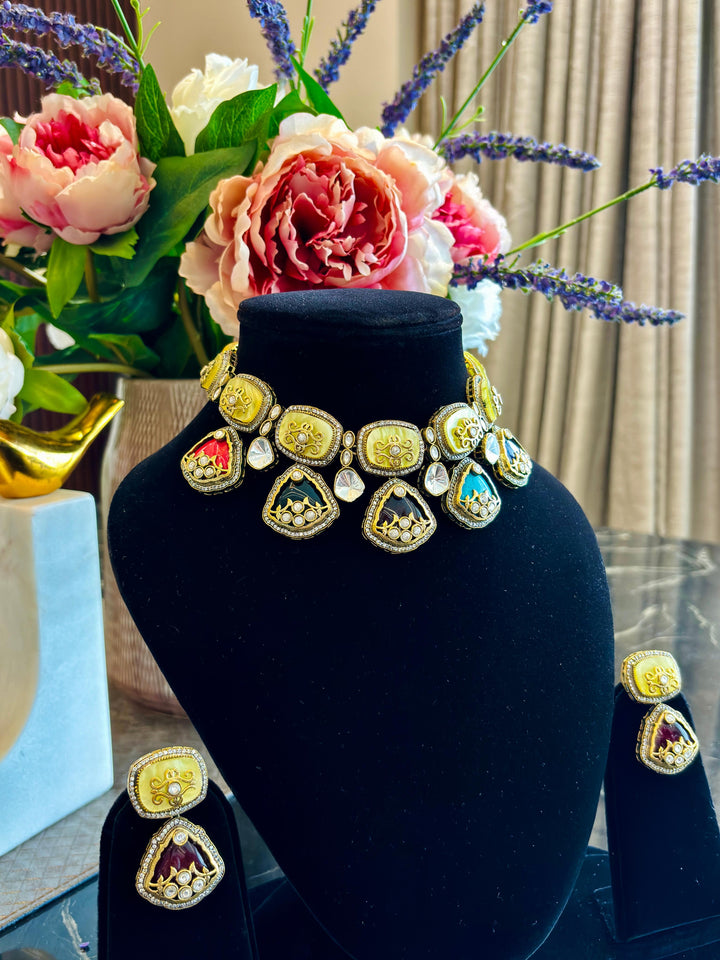 Amber Necklace Yellow
