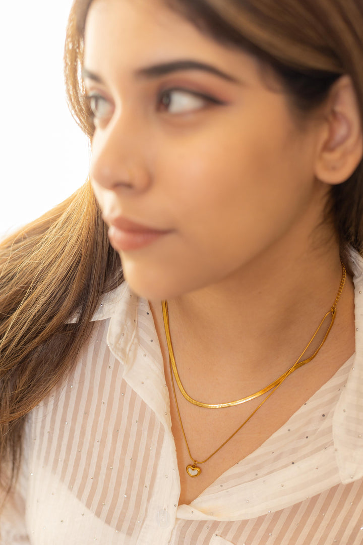 Golden Heart Necklace