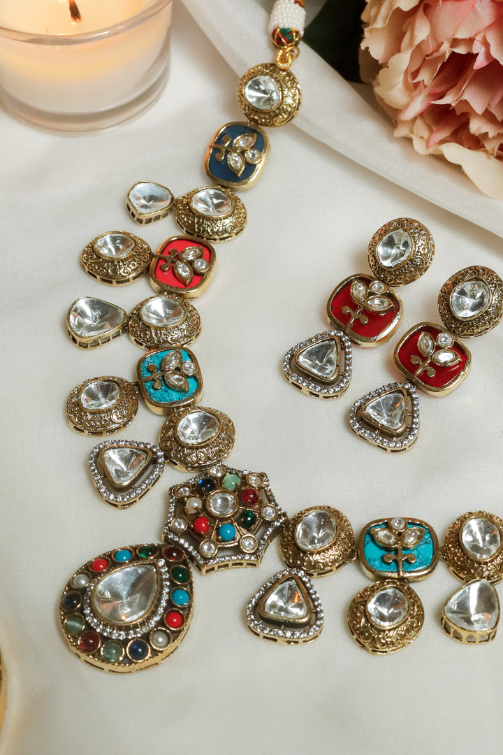 Ziya Necklace-Multi Colour