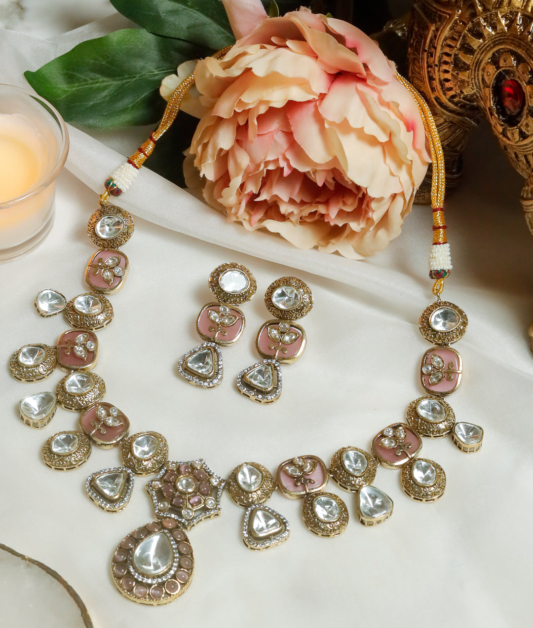 Ziya Necklace-Pink