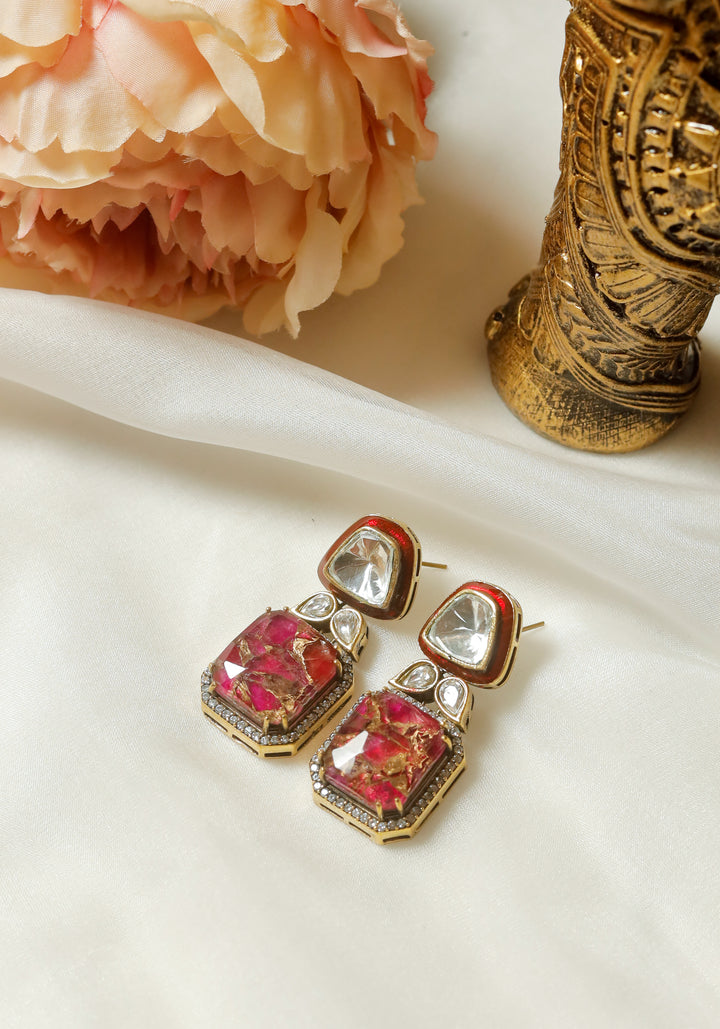 Saanjh Hasli Set-Rani Pink