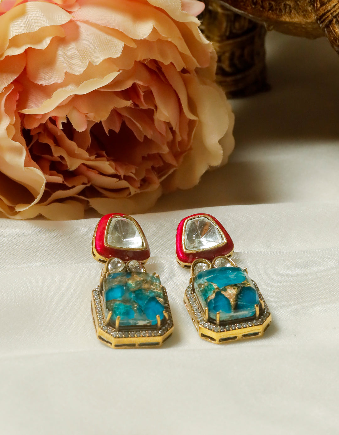 Saanjh Hasli Set-Turquoise